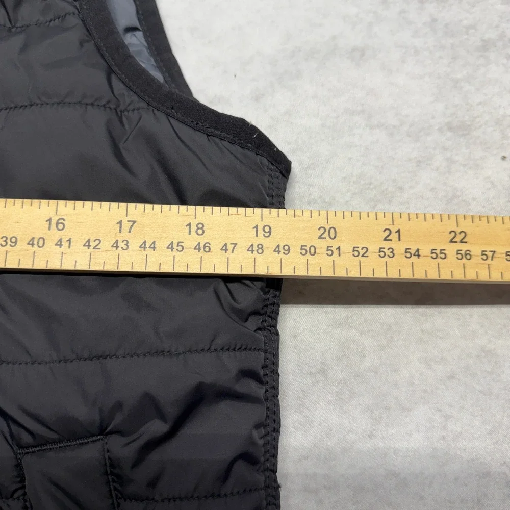 Carhartt Gilliam Puffer Vest Kids M 8-10 Black Quilted Relaxed Fit LOGO OV2286-W